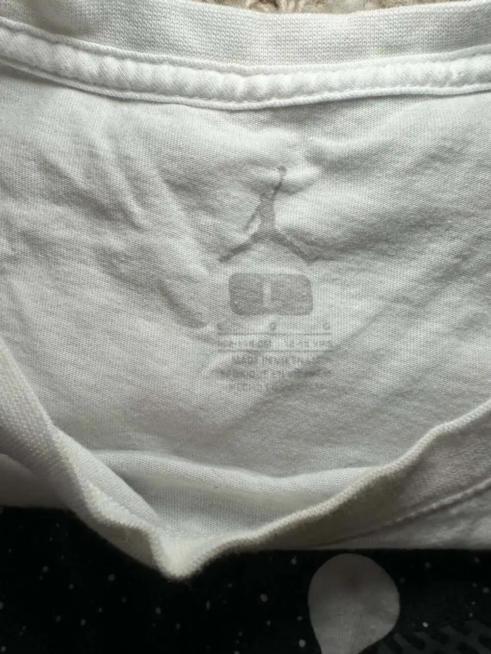 Air Jordan Jumpman Space Graphic White Short Sleeve T-Shirt Size L